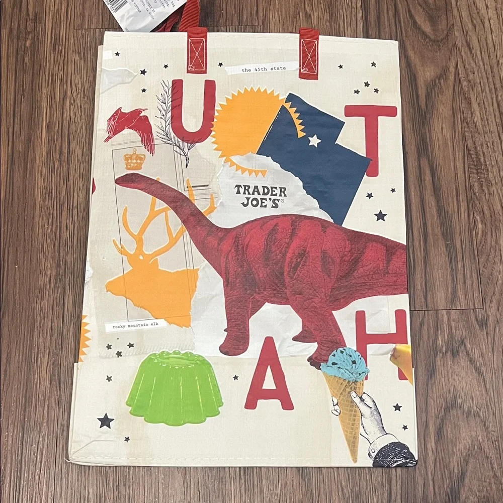 Trader Joe's UTAH Mystery Bag Reusable Tote Bag